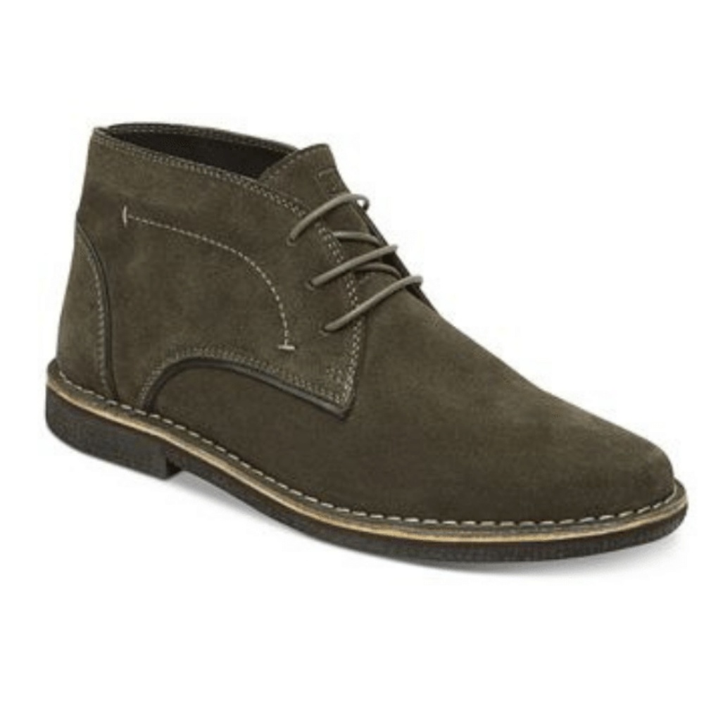 Kenneth Cole Men's Passage Dark Grey Suede Boots